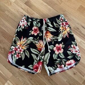 Jungle Gurl Hawaiian Print Shorts